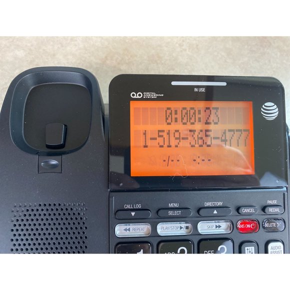 AT & T Corded Answering System With Backlit Display - Picture 8 of 8